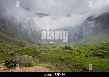 Vista del cirque di Gavarny Francia Foto Stock