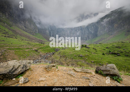 Vista del cirque di Gavarny Francia Foto Stock