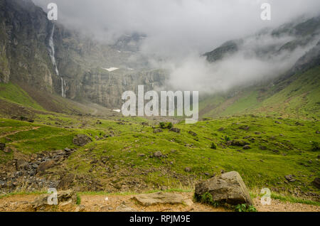 Vista del cirque di Gavarny Francia Foto Stock