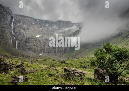 Vista del cirque di Gavarny Francia Foto Stock