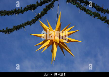 Herrnhut star Foto Stock