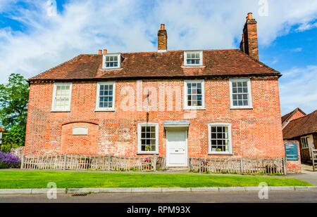 Chawton, Hampshire, Regno Unito - 16 Luglio 2016: Jane Austen's Memorial House Museum. Foto Stock