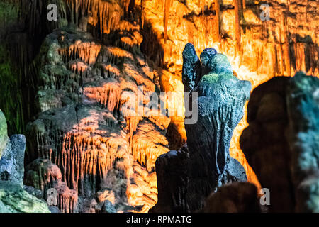 Grotte di Castellana. Puglia Foto Stock