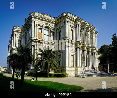 Il Palazzo di Beylerbeyi e ad Istanbul in Turchia Foto Stock