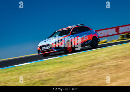 Melborune, Australia. 23 feb 2019. La Pace Car durante il 2019 MOTUL FIM Superbike World Championship sul circuito australiano di Phillip Island il giorno 23 febbraio 2019. Credito: Dave Hewison sport/Alamy Live News Foto Stock