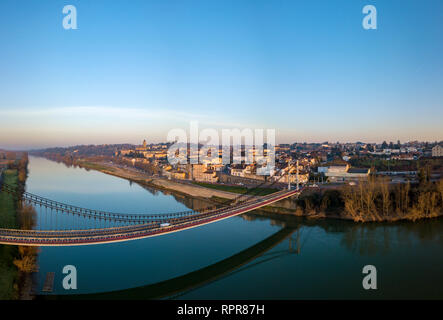 Città di La Reole nel sud della Francia, Gironde, Aquitaine Foto Stock