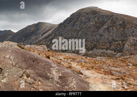 BEINN LIATH MHOR MOUNTAIN ROSS-SHIRE Scozia il picco principale Foto Stock