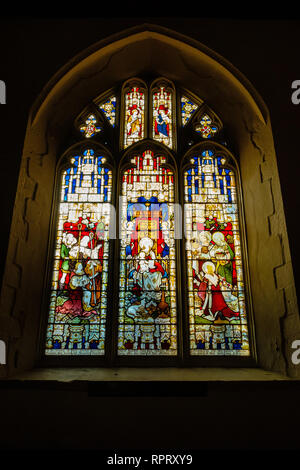 La chiesa di St George, High Street, Wrotham, Kent Foto Stock