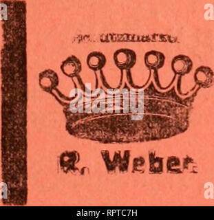 . Allgemeine Fischerei-Zeitung. "? Freu yratta m ?Petri Heil! -CearAiit ^B| n4 ftrank". H. Hildebrand's Nachf. Jakob Wielamd München, 3 b Ottostrasse 3 b SßezisISeschaft für Aagelgeiite cnr gegründet 1848 -Vi empfiehlt allen Freunden dea Angelsportes seine elf;eneM, a&GT;"rk"mKt Turscüf lich"H Fftbrikate, sowie englische Geräte, nur prima Qaalit&amp;t. - Reichste Aaswalil. ^^=- In 25 Ausstellungen prämiiert. Internationale Fischereiausstellung Wien 1802: I. Preis; "Ehrenprei" dea Deutschen un^lerbundes.". Im Königr Fisehotterfa^n^ ". Welsen ist Herr HVlfiHeiibaeli (NaBsau), welcher in nur Foto Stock