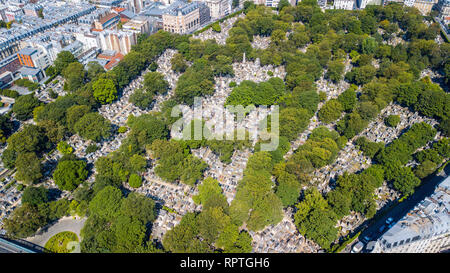 Cimitero di Montmartre o Cimetière de Montmartre, Parigi, Francia Foto Stock