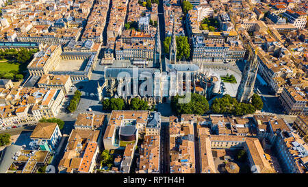Cattedrale di Bordeaux, Cathédrale Saint-André de Bordeaux, Bordeaux, Francia Foto Stock