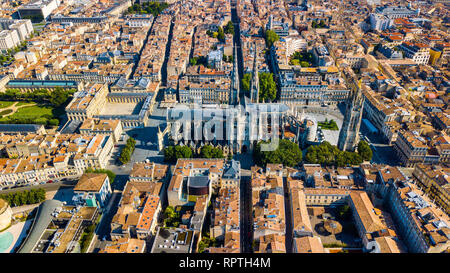 Cattedrale di Bordeaux, Cathédrale Saint-André de Bordeaux, Bordeaux, Francia Foto Stock