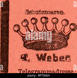 . Allgemeine Fischerei-Zeitung. Petri Heil! V Prel*-Coair"nt ^q grtktta anA fTABk*. H. Hildebrand's Nachf. J"kob WlelAMd München, 3 b Ottostrcisse 3 b Spezial-Eeschaft für Angelgeiite nr "evrttndet 184S -"| empfiehlt allen Freunden des Angelsportes seine fei^enAM, "?•rkuiBt Torxfif lichcM Fabrikate, sowie englische Gerate, nnr prima Qnalit&amp;t. - Reicisjite Answahl. - In 25 Ausstellungen prämiiert. Internationale Fischereiausstellang Wien 1902: I. Preis; "Ehrenpreis des Deutschen Anfjrlerbundes." -leiatzmarKö,. Höni^ im Fiseliotterfangr Wfibi ^^ TelesrrammadTesse ? Fallfin-Wohflr. ist H Foto Stock