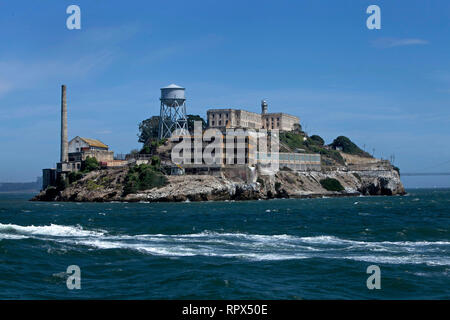 Isola di Alcatraz a San Francisco, California, Stati Uniti Foto Stock