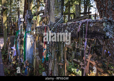 Montagna sacra di Grabarka - ortodossa famoso luogo di pellegrinaggio in Polonia Foto Stock