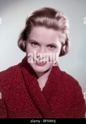 Die österreichische Schauspielerin Johanna Matz, ca. 1957. Attrice austriaca Johanna Matz, 1957. Foto Stock