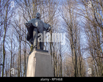 Statua di Giuseppe Garibaldi di Ernesto Bazzaro in Giardini Reali, Monza, Italia Foto Stock