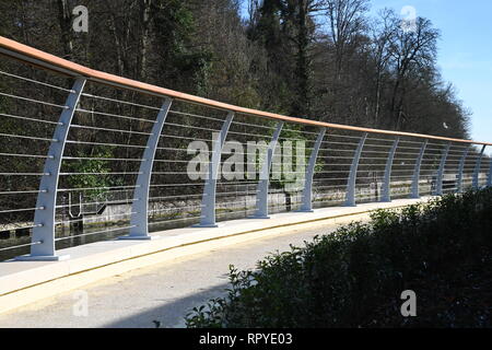 Riverside Walk, Raymill isola in Maidenhead Foto Stock