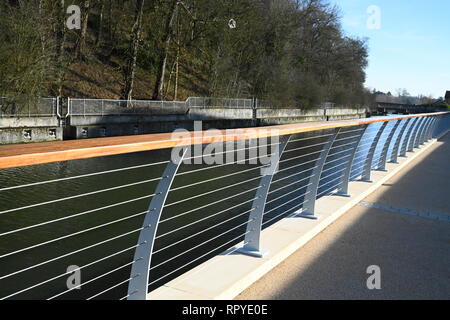 Riverside Walk, Raymill isola in Maidenhead Foto Stock