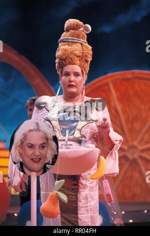 ALLES NICHTS ODER ?! Die RTL Spielshow von 1988-1992 HELLA VON SINNEN Gag-Kostüm im / Überschrift: ALLES NICHTS ODER ? Foto Stock