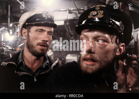 DAS BOOT / Teil 2 / BRD 1981 / Wolfgang Petersen / JÜRGEN PROCHNOW, ERWIN LEDER, 'Dcome boot', 1981. 31240/# / Überschrift: DAS BOOT / BRD 1981 Foto Stock