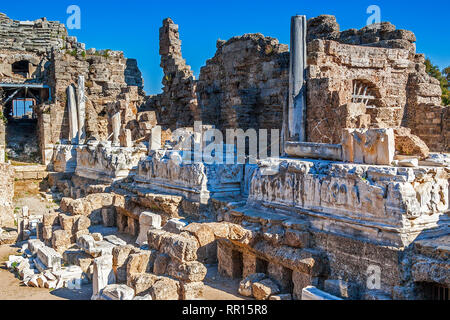 Anfiteatro, lato, Turchia Foto Stock