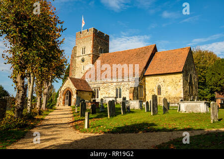 Chiesa di St Peters, Fen Pond Road, Ightham, Kent Foto Stock