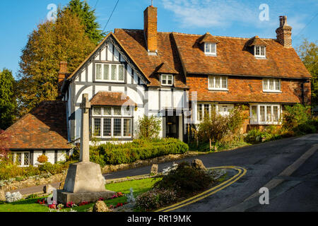 Tudor e Cottage Cottage di sicomoro, Trycewell Lane, Ightham, Kent Foto Stock