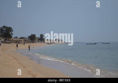 Ngaparou, una piccola comunità costiera della Petite Cote del Senegal Foto Stock
