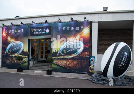 Premere il lancio internazionale per il torneo di rugby "Guinness sei nazioni dotate di: atmosfera dove: Londra, Regno Unito quando: 23 Gen 2019 Credit: Phil Lewis/WENN.com Foto Stock