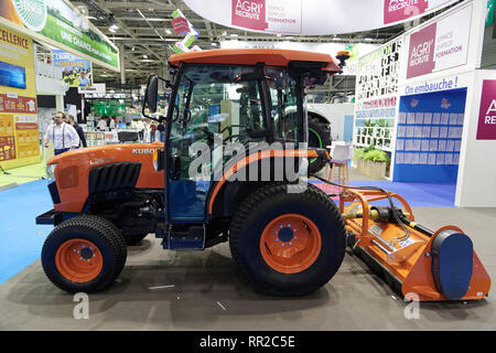 Parigi, Francia. 23 feb 2019. La 56th fiera agricola internazionale apre le sue porte dal 23 febbraio al 3 marzo 2019 a Parigi, Francia. Credito: Bernard Menigault/Alamy Live News Foto Stock