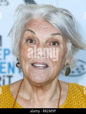 SANTA MONICA, Los Angeles, CA, Stati Uniti d'America - 23 febbraio: attrice Tyne Daly arriva a 2019 Film lo spirito indipendente Awards tenutosi presso la spiaggia di Santa Monica il 23 febbraio 2019 in Santa Monica, Los Angeles, California, Stati Uniti. (Foto di Xavier COLLIN/Image Press Agency) Foto Stock