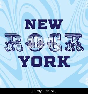 Slogan tipografiche, tee shirt grafica, vettori, musica rock awesome Illustrazione Vettoriale