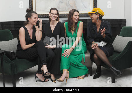 Londra, Regno Unito 22/09/2019. British Thoughts Magazine Party, Londra, Regno Unito, 22 febbraio 2019. Credito: Alamy News Foto Stock