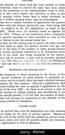 . Relazione annuale del direttore della silvicoltura. Le foreste e la silvicoltura. 16. Si prega di notare che queste immagini vengono estratte dalla pagina sottoposta a scansione di immagini che possono essere state migliorate digitalmente per la leggibilità - Colorazione e aspetto di queste illustrazioni potrebbero non perfettamente assomigliano al lavoro originale. Filippine. Ufficio di presidenza della silvicoltura; realizzazione di America Progetto; Filippine. Ufficio di presidenza della silvicoltura. Relazione annuale del direttore della silvicoltura. Manila [ecc. ] Foto Stock
