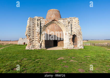 St benets abbazia nel Norfolk a holme su Norfolk Broads uk monestery medievale Foto Stock