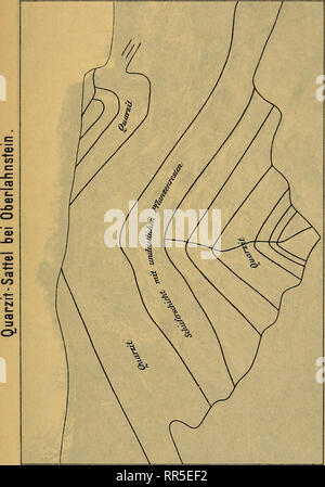 . Abhandlungen zur geologischen Specialkarte von Preussen und den Thüringischen Staaten. . Si prega di notare che queste immagini vengono estratte dalla pagina sottoposta a scansione di immagini che possono essere state migliorate digitalmente per la leggibilità - Colorazione e aspetto di queste illustrazioni potrebbero non perfettamente assomigliano al lavoro originale. Preussische Geologische Landesanstalt. Berlino : Neumann'schen Kartenhandlung Foto Stock