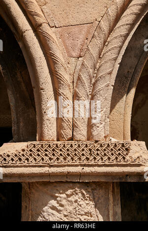 Foto & immagine del medievale monastero Sapara Ortodossa Georgiana chiesa nel monastero di San Saba, del XIII secolo, Akhaltsikhe, Georgia. Foto Stock