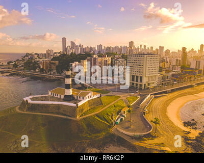 Farol da Barra, Salvador, Bahia, Brasile Foto Stock