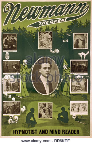 Newmann il Grande, vintage poster pubblicitari dai primi anni del novecento Foto Stock