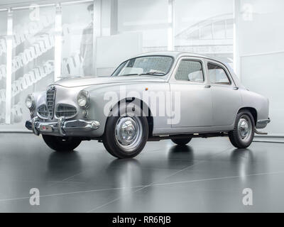 ARESE, ITALIA-febbraio 13, 2019: 1950 Alfa Romeo 1900 in Alfa Romeo Museum (Museo Storico Alfa Romeo) Foto Stock