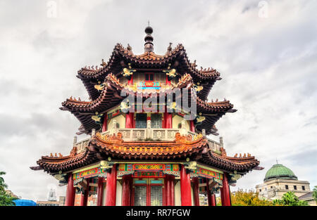 Padiglione presso il 228 Parco del Memoriale della Pace a Taipei, Taiwan Foto Stock