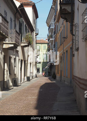 ALBA, Italia - circa Febbraio 2019: vista del centro della città Foto Stock
