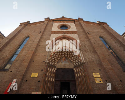 ALBA, Italia - circa Febbraio 2019: la chiesa di San Domenico Foto Stock