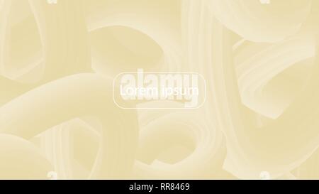 Futuristico gradiente rinascimentale sfondo geometrico. Liquido di colore pastello wallpaper design. 3d forme ondulate sfondo astratto. La vibrante che scorre le curve Illustrazione Vettoriale