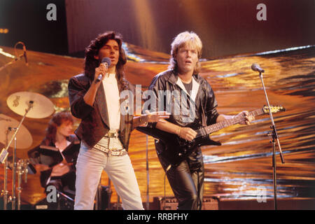 MODERN TALKING, Thomas Anders, Dieter Bohlen, Duo Pop (1986) / Überschrift: Modern Talking Foto Stock