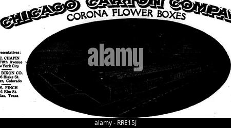 . Fioristi' review [microformati]. Floricoltura. 40 L' Rorists Revisione Luglio 7, 1921. Fiore Corona boxf$. Si prega di notare che queste immagini vengono estratte dalla pagina sottoposta a scansione di immagini che possono essere state migliorate digitalmente per la leggibilità - Colorazione e aspetto di queste illustrazioni potrebbero non perfettamente assomigliano al lavoro originale. Chicago : fioristi' Pub. Co Foto Stock