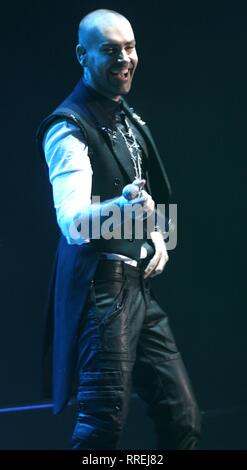 Liverpool, Regno Unito Irish Boyband Boyzone eseguire in Liverpool Echo Arena credit Ian Fairbrother/Alamy Stock Foto Foto Stock