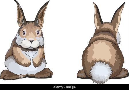 Disegnato a mano cartoon vettore mezzitoni creative piatto universale di stampa Pasqua arte Illustrazione Vettoriale