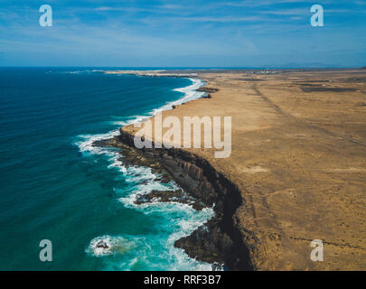 Fantastico litorale di oceano da fuco Foto Stock